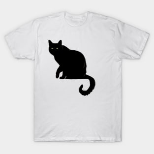 Black Cat void T-Shirt